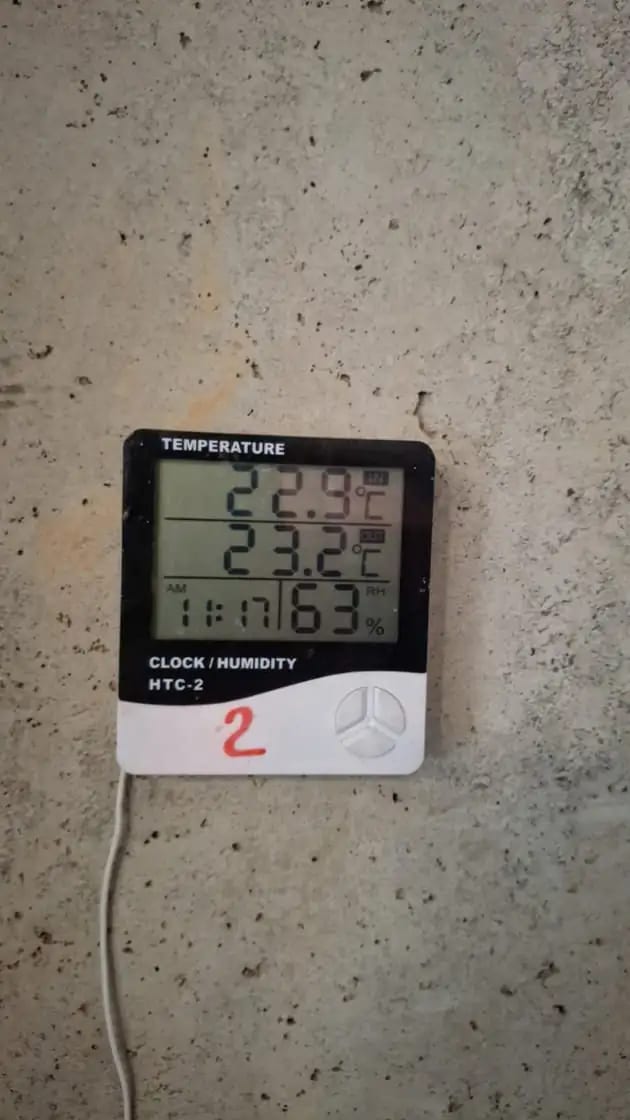 Temperatura y humedad controladas